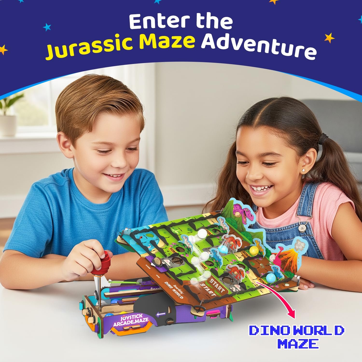 Smartivity Joystick Arcade Maze Toy for Kids 6-14 Years | 2in1 Space & Jungle Theme Adventures I Birthday Gift for Boys & Girls I STEM Educational DIY Science Toys for Kids Ages 6,7,8,9,10,11,12,13,14 - Image 6