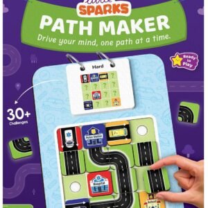 Smartivity Path Maker Brain Puzzle for Kids 4-8 Years Old I Guide Vehicles to Their Destination - 30+ Challenges I Logic & Problem-Solving Puzzle Game for Boys & Girls 4,5,6,7,8 Years