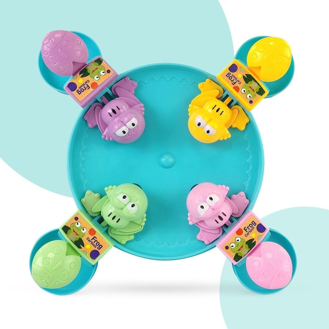Wembley Hungry Frog Game for Kids Indoor Family Board Games Bean Eating Frog Toys for Kids Activity 2 to 4 Player Fun Interactive Crristmas Birthday Gift Girls Boys Toys - Proudly Made in India - Image 3