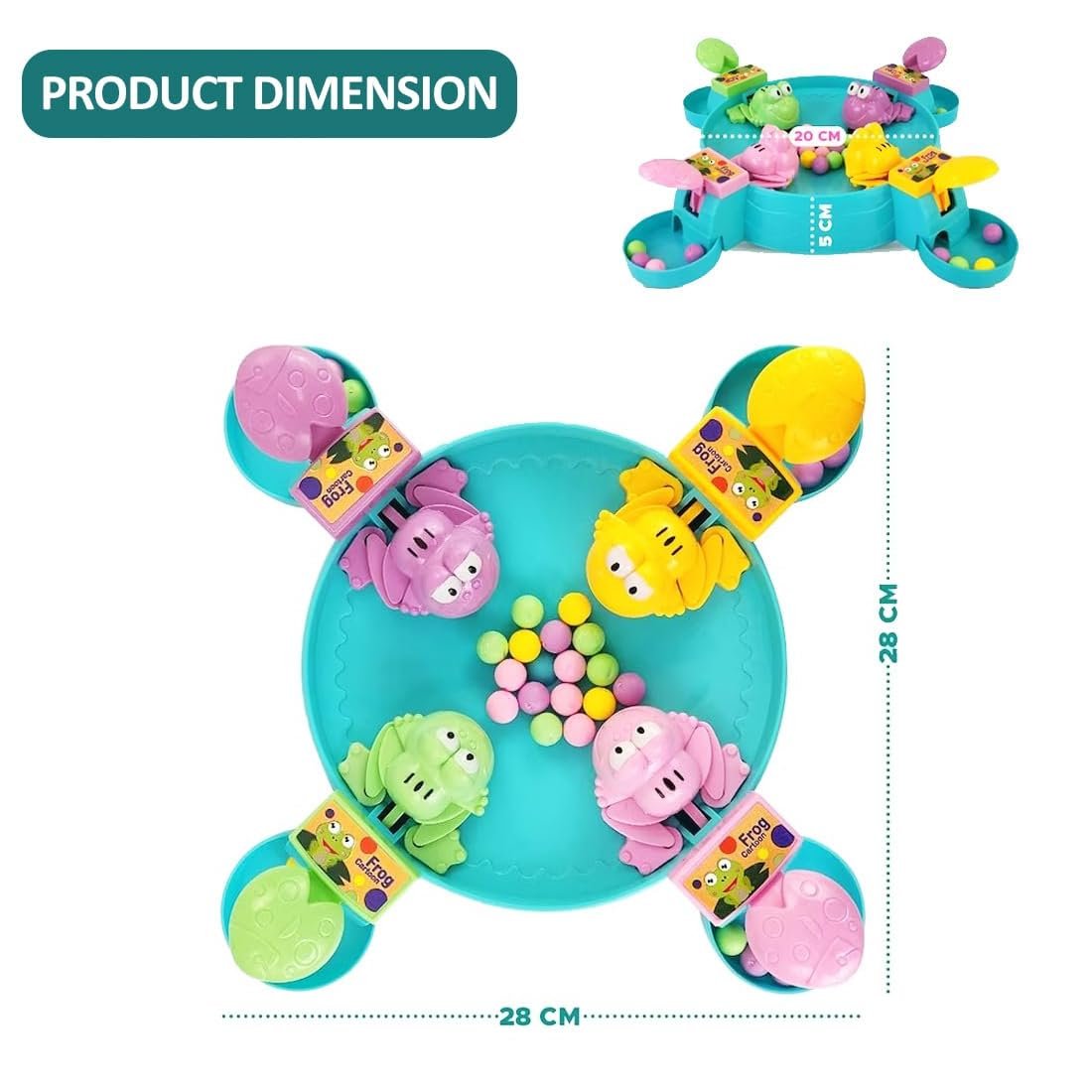 Wembley Hungry Frog Game for Kids Indoor Family Board Games Bean Eating Frog Toys for Kids Activity 2 to 4 Player Fun Interactive Crristmas Birthday Gift Girls Boys Toys - Proudly Made in India - Image 9