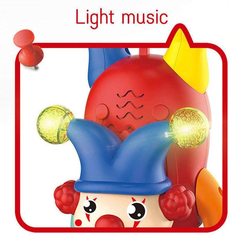 Dancing Upside Down Clown Toy for Kids with Flashing Lights & Music | Circus Handstand Action Toy | Interactive Early Learning & Thinking Fun Toy for Toddlers & Children | 12 Months+ - Image 5