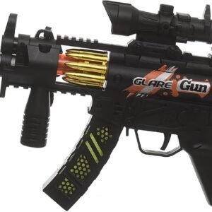 6103kTcvzJL._AC_SL1500_ Electric Vibration Gun Toy with Flashing Lights, Sound & Smoke Effect | Battery Operated Interactive Toy Gun for Kids | Vibrating Light & Sound Toy for Boys & Girls | Fun Pretend Play Toy