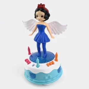 Universal Electric Cake Princess Toy with 3D Light & Music | Interactive Battery Operated Princess Cake Toy | Colorful Musical Light-Up Pretend Play Toy for Kids | Birthday Gift for Girls