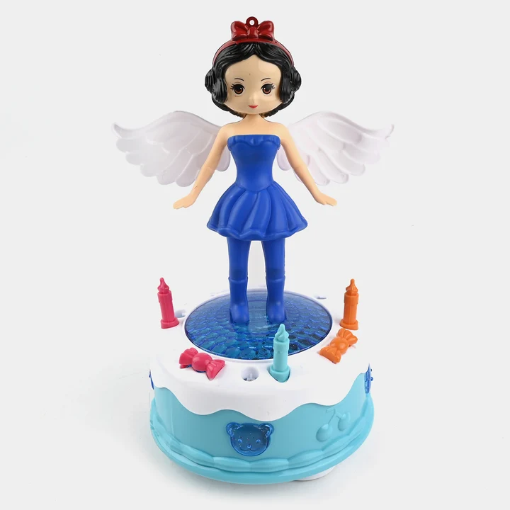 Universal Electric Cake Princess Toy with 3D Light & Music | Interactive Battery Operated Princess Cake Toy | Colorful Musical Light-Up Pretend Play Toy for Kids | Birthday Gift for Girls - Image 6