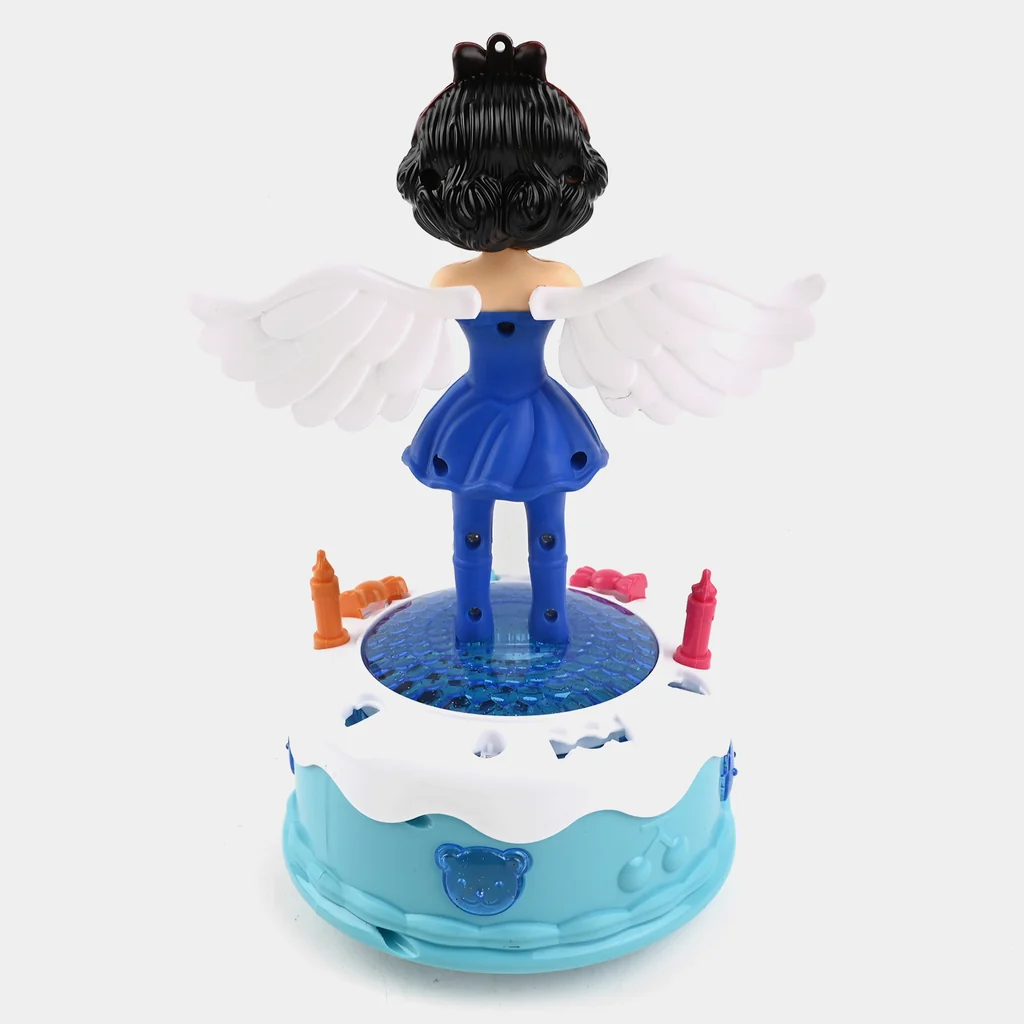 Universal Electric Cake Princess Toy with 3D Light & Music | Interactive Battery Operated Princess Cake Toy | Colorful Musical Light-Up Pretend Play Toy for Kids | Birthday Gift for Girls - Image 4